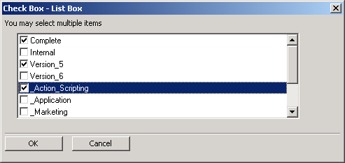Xb List Box Check Box 11